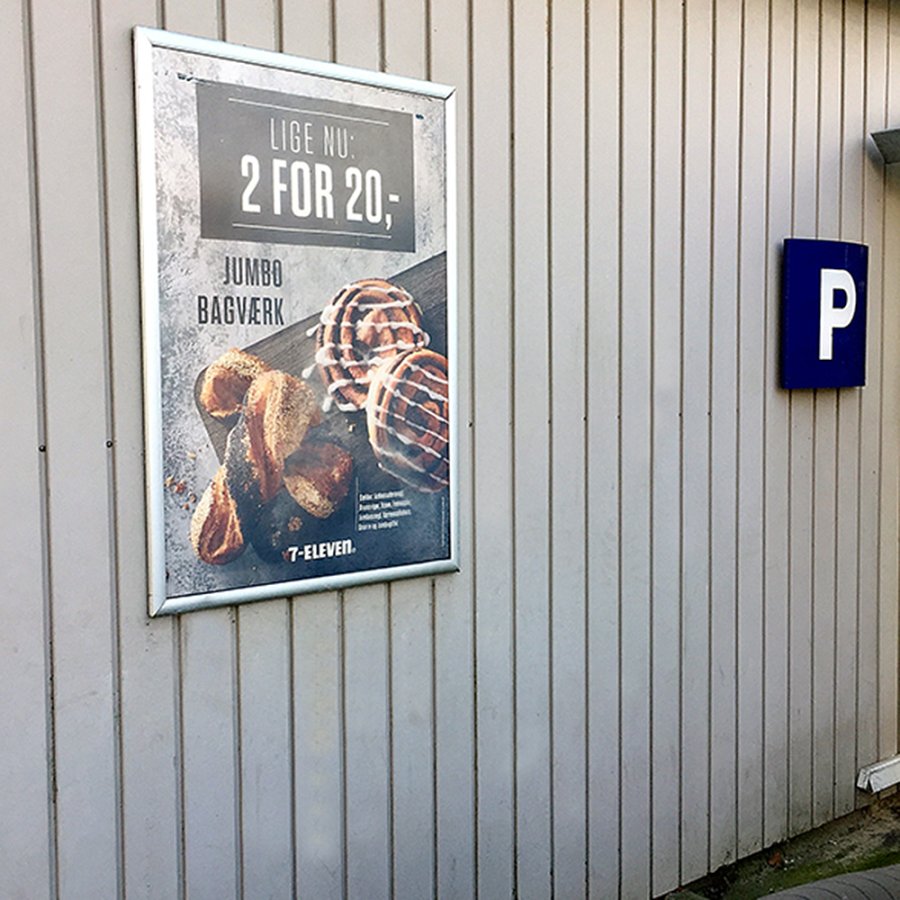 Alu sn&auml;ppramar - 30 mm - 70x100 cm - silver