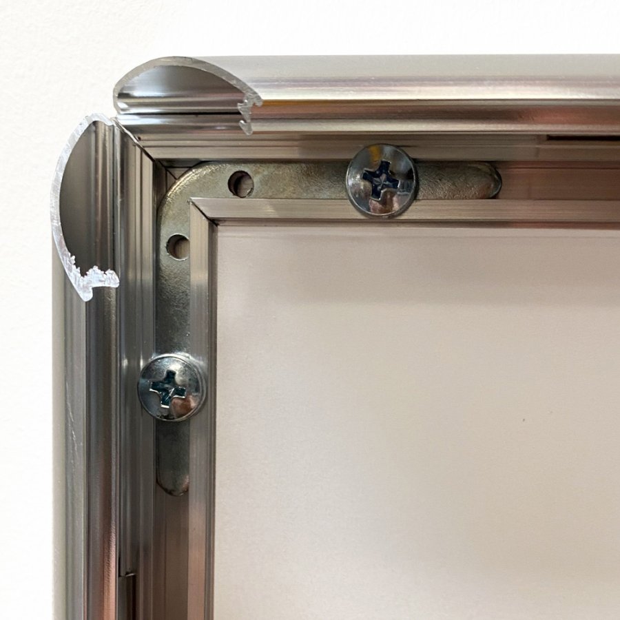 Alu sn&auml;ppramar - 25 mm - A2 - Krom look