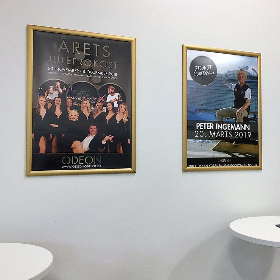 Alu sn&auml;ppramar - 25 mm - A2 - guldeloxeret