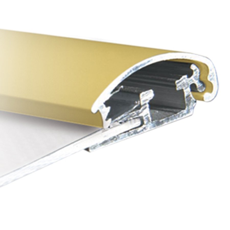 Alu sn&auml;ppramar - 25 mm - 70x100 cm - guldeloxeret