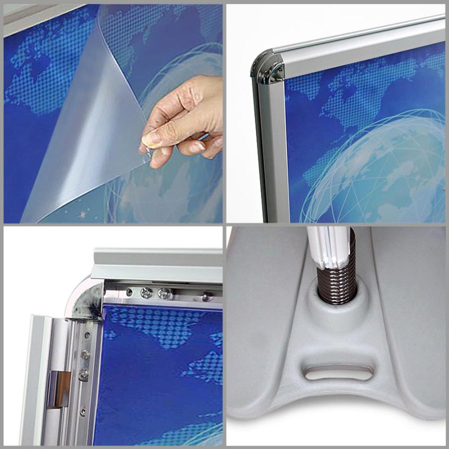 Gatupratare, Wind-Sign Waterbase Basic, 32 mm, Silver, B1 - 70 x 100 cm