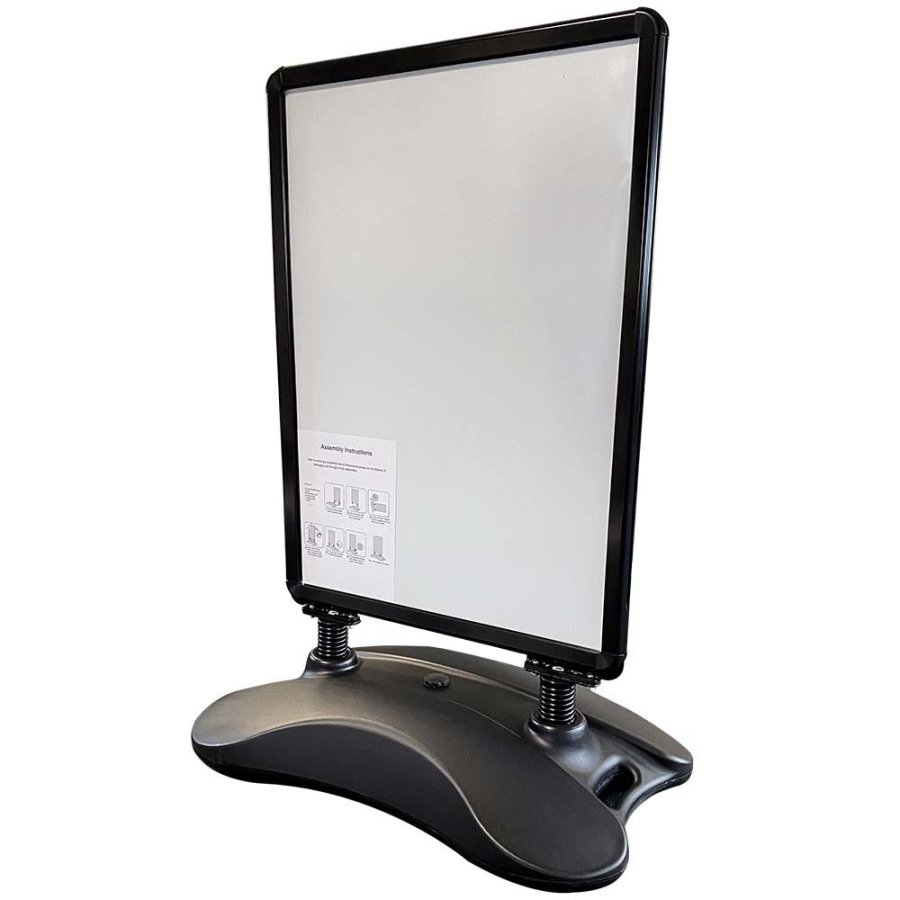 Gatupratare, Wind-Sign Waterbase Basic, 32 mm, Svart, B2 - 50 x 70 cm