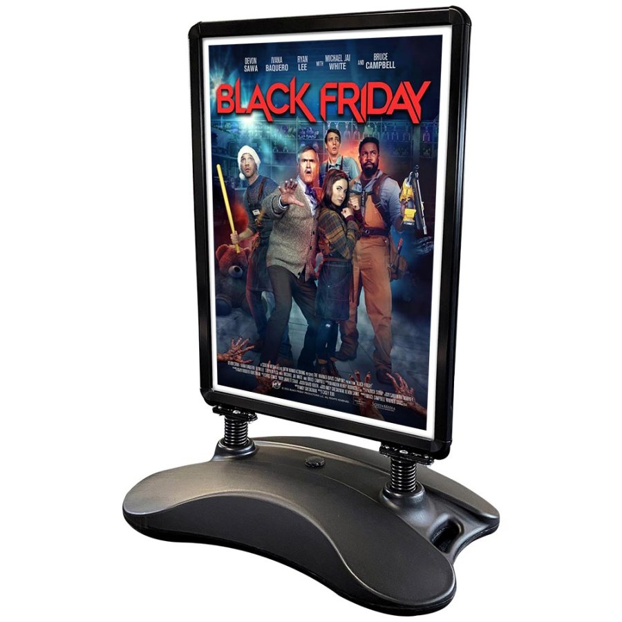 Gatupratare, Wind-Sign Waterbase Basic, 32 mm, Svart, B1 - 70 x 100 cm