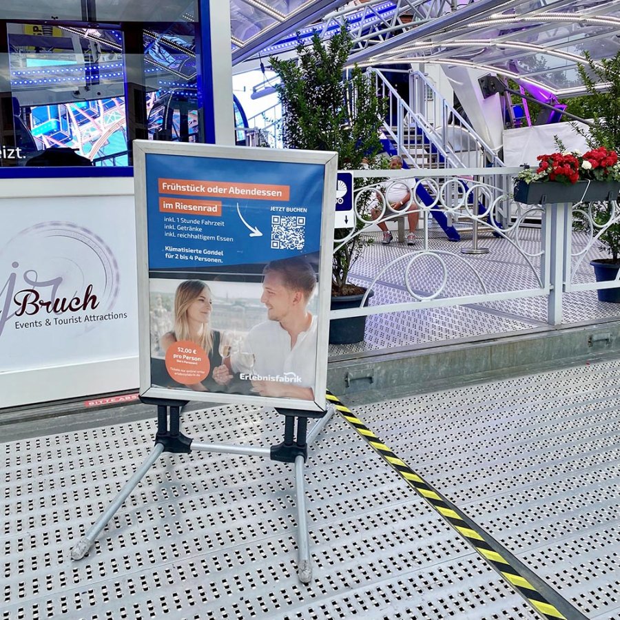 Gatupratare, Wind-Line Budget, 40 mm, Silver, B1 - 70 x 100 cm