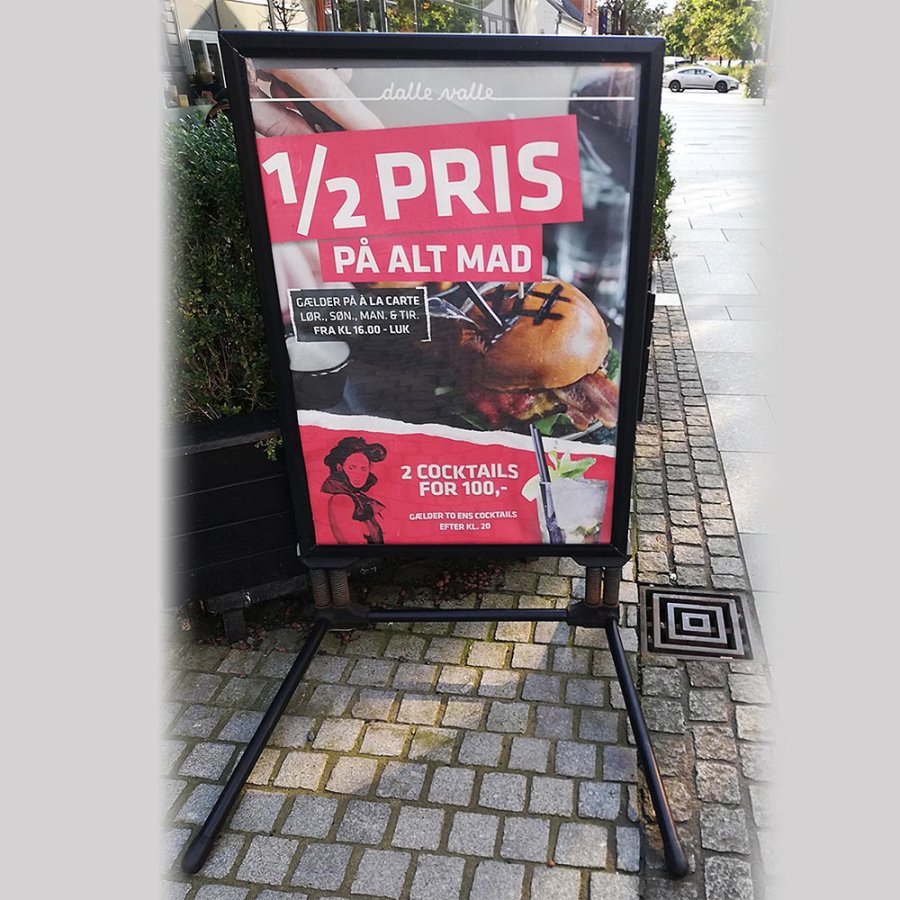 Gatupratare, Wind-Line Budget, 40 mm, Svart, A1 - 59,4 x 84,1 cm