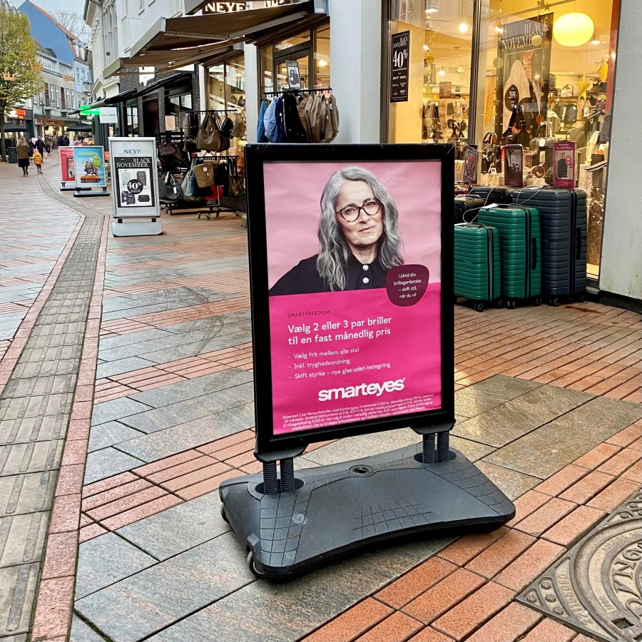 Wind-Sign Waterbase Budget Gatupratare - A1 - svart