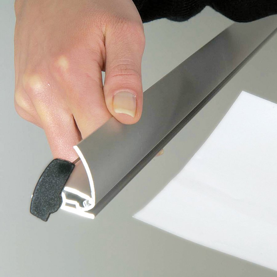 Posterh&auml;ngare, Banner-Line Set, 30 mm aluminiumprofil, 100 cm