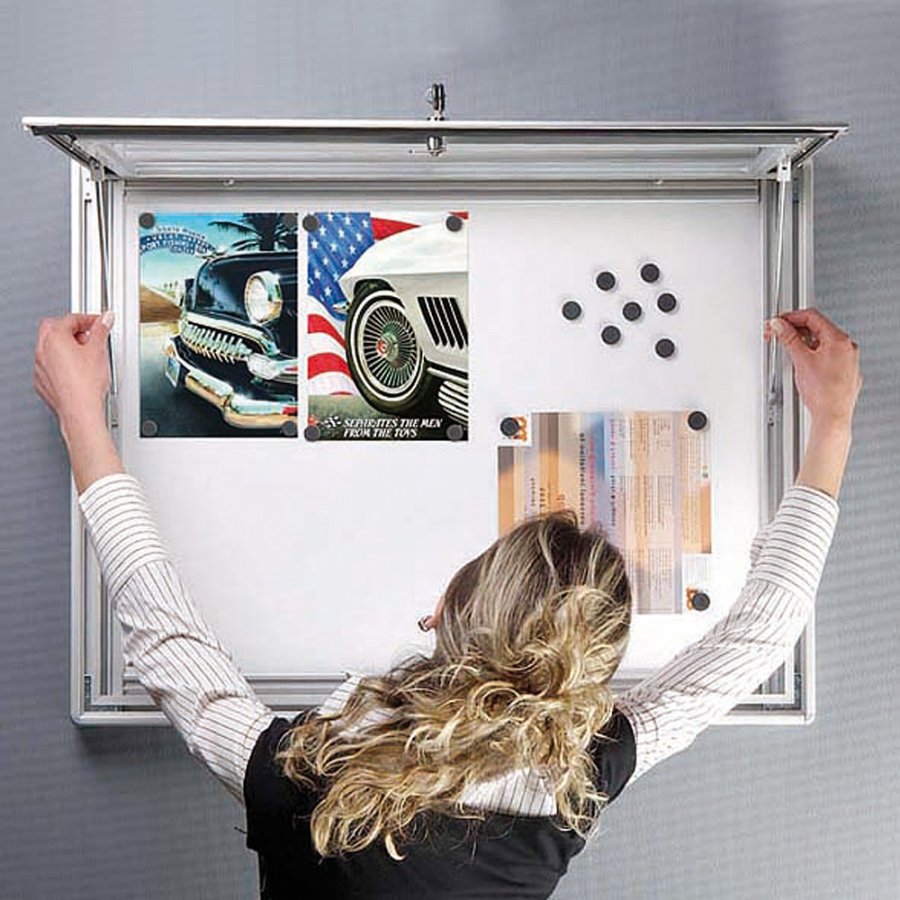 F&ouml;rvaringssk&aring;p Magnetisk med l&aring;s - 12xA4