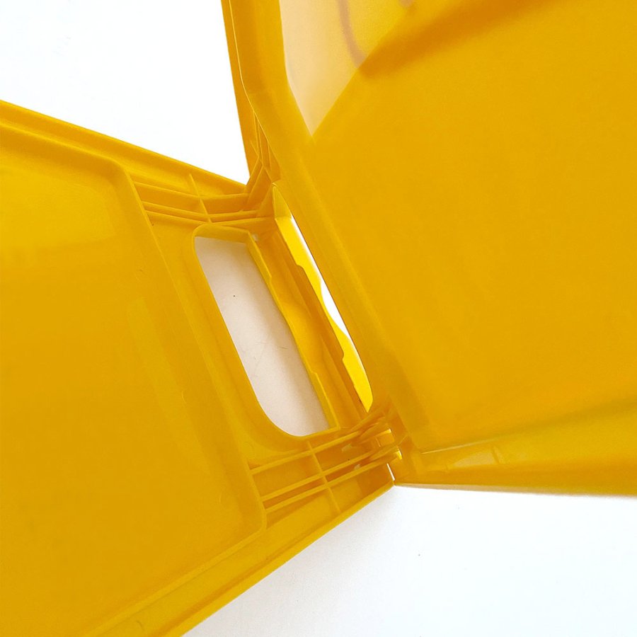 Varningsskylt med engelskt tryck