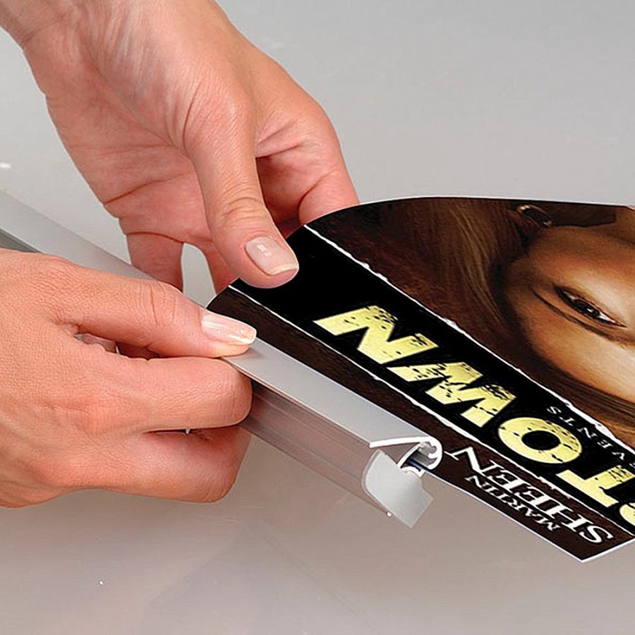 Poster-Clamp Budget profil 300cm Alu