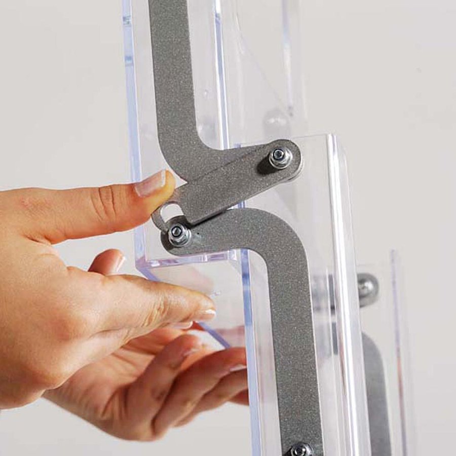 Uppf&auml;llbart broschyrst&auml;ll - 5xA4 - 21x29,7 cm - gr&aring;tt