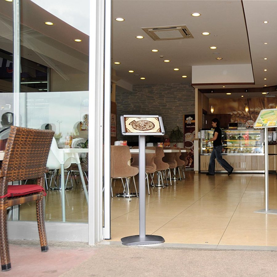 Expo Info stativ - A3 - silver