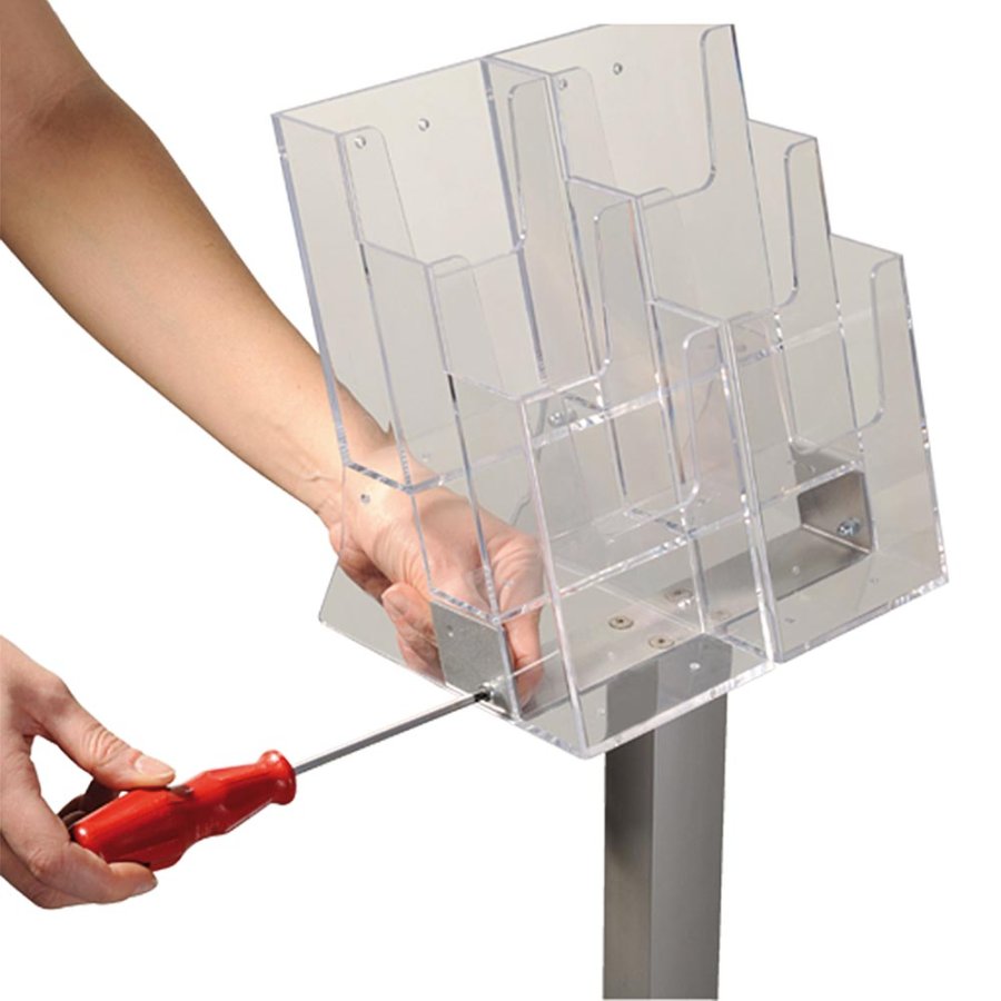 Pillar Broschyrst&auml;ll vertikal - Flyer - 6xM65 - 9,9x21 cm