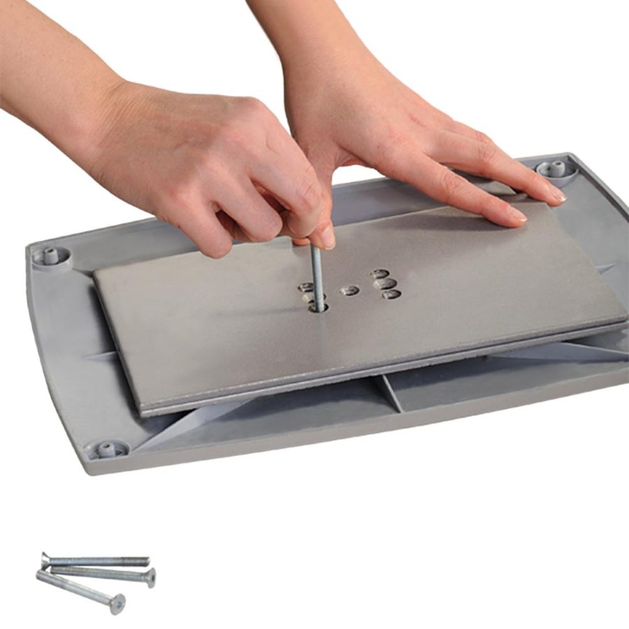 Pelare Broschyrstander vertikal - 3xA4 - 21x29,7 cm