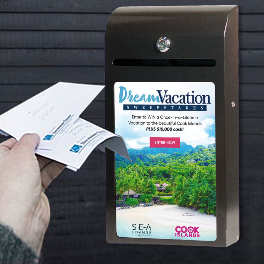 F&ouml;rslagsl&aring;da Svart Med A4 informationsskylt