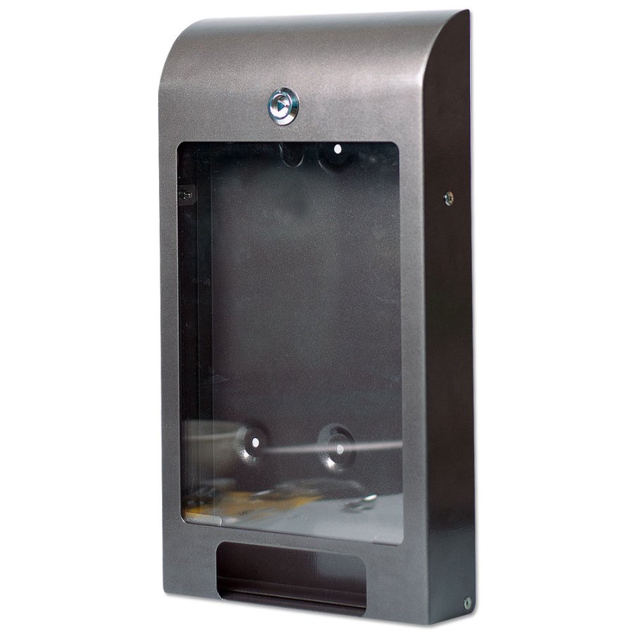 Hundv&auml;ska dispenser, gr&aring;, med A4 informationsblad