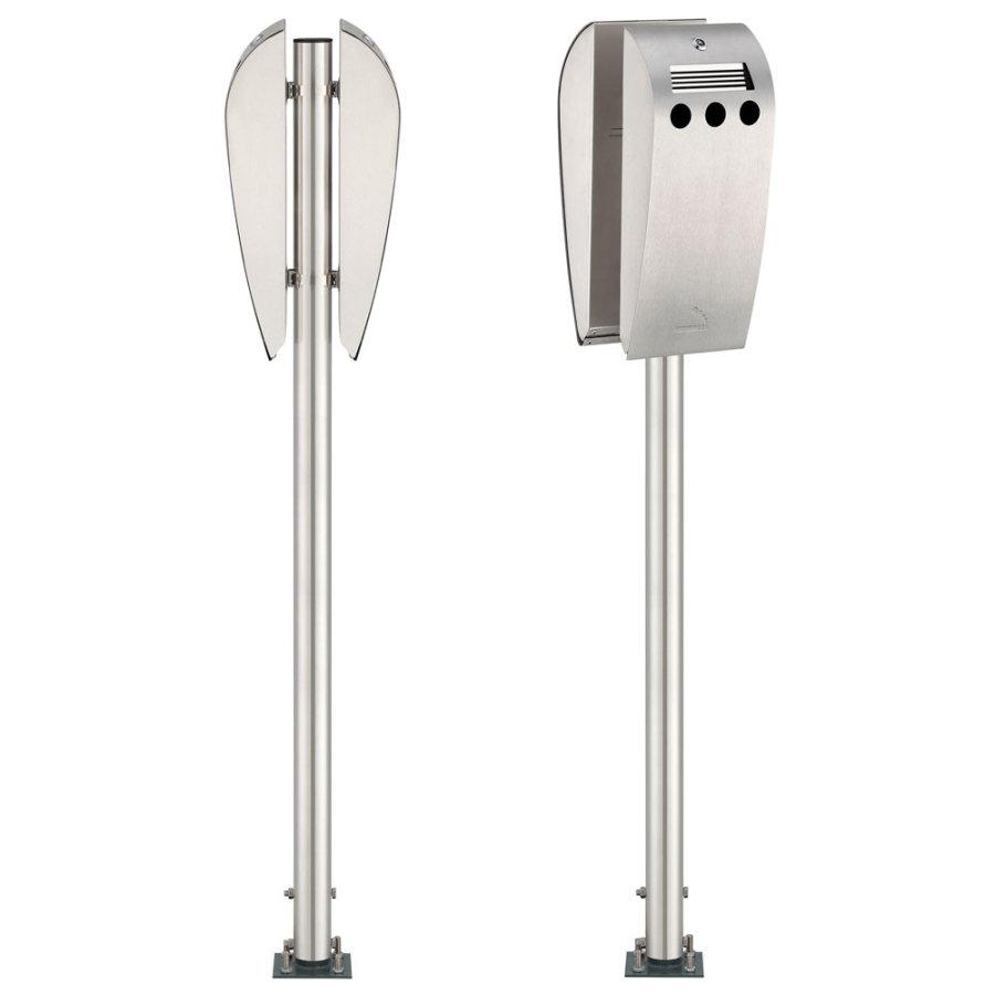 St&aring;ng f&ouml;r askfat, &Oslash; 5 cm, Gr&aring;, 180 cm