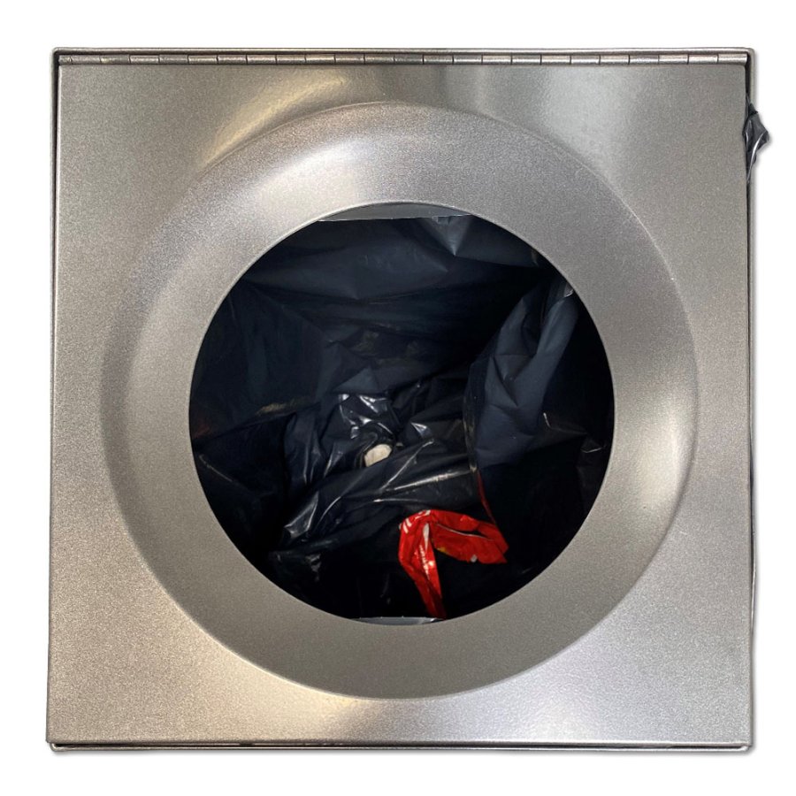 Gr&aring; avfallsbeh&aring;llare - 60 liter