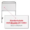 PS-ark, Estate Sign Standard, 3 mm, Vit 62, 5 x 29, 8 cm, Dubbelsidig utskrift #2