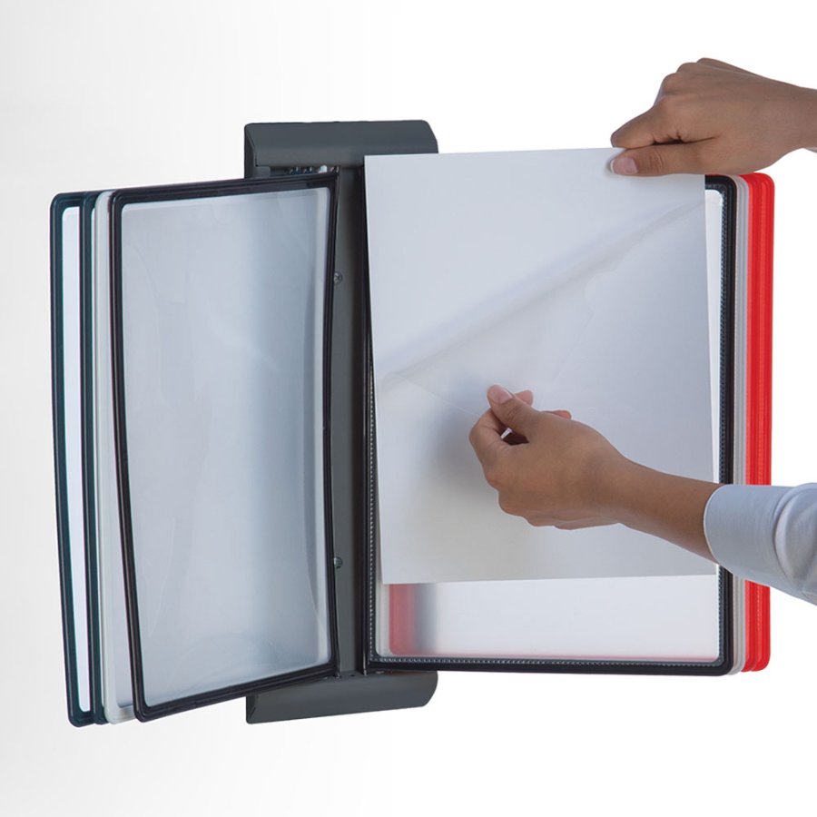 Registreringssystem Ficka 10 st. A4 i svart