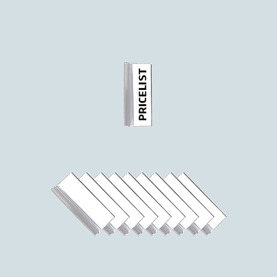 Registrera systemflikar - 10 st. Inkl. Papper