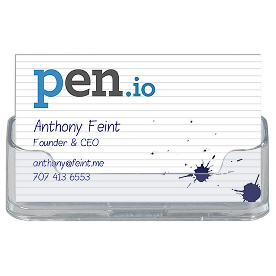 Visitkortsh&aring;llare Rondo - Klar