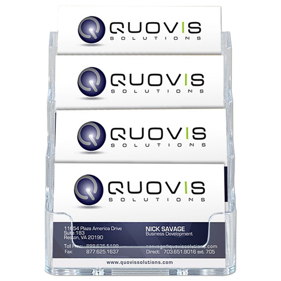 Multi Visitkortsh&aring;llare X4 - Klar