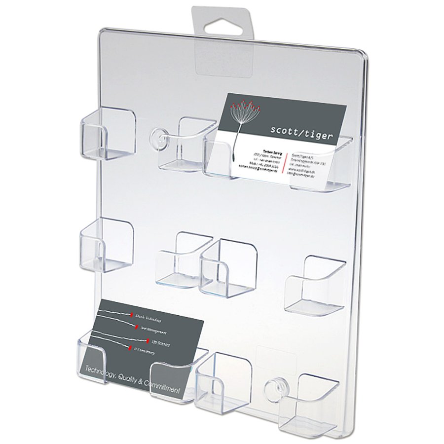 Visitkortsh&aring;llare f&ouml;r v&auml;gg X 6