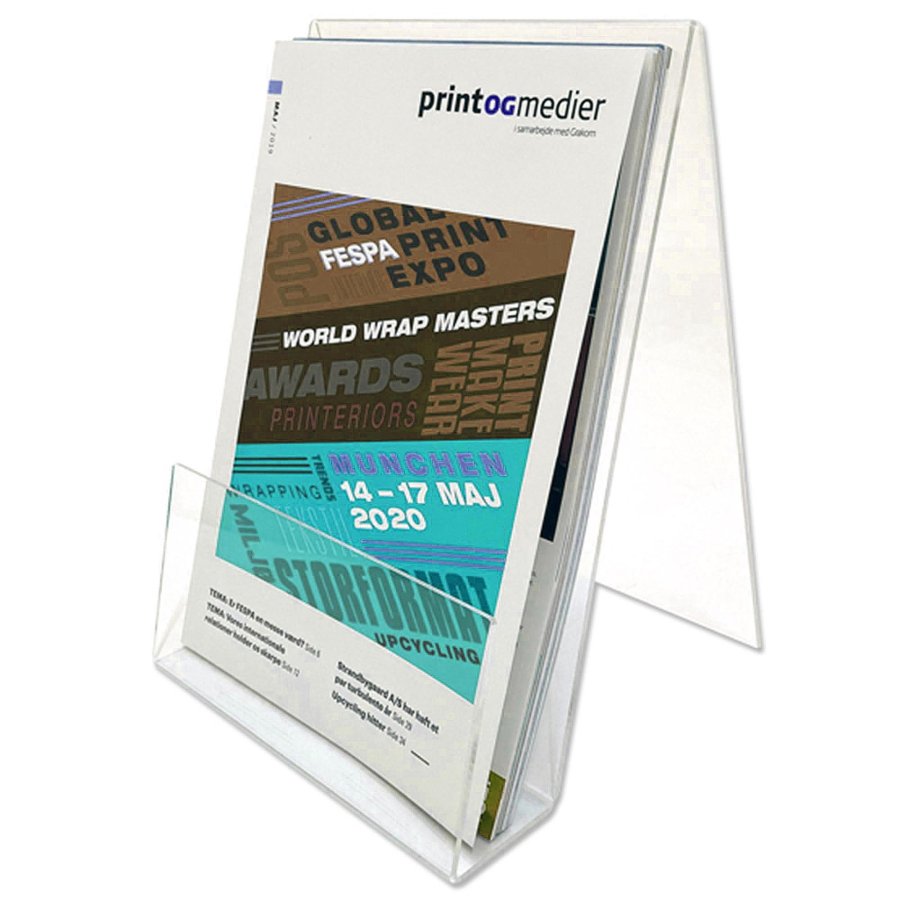 Bokst&ouml;d, bokdisplay, A5 vertikal