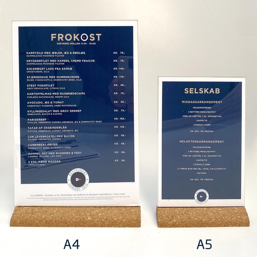 Menyh&aring;llare, kork, A5 - 14,8 x 21 cm