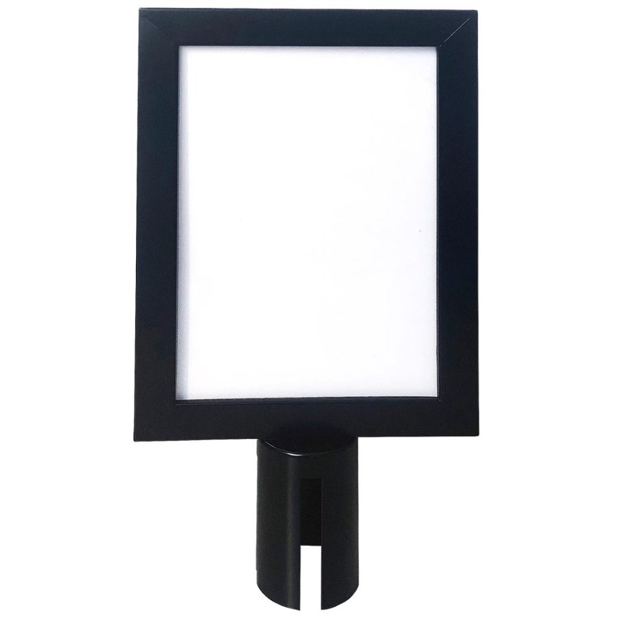 Ram f&ouml;r trafikskyddssystem (inskjutbart), Svart, A4 - 21 x 29,7 cm