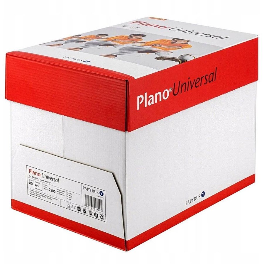 PlanoUniversal Vitt A4 Kopieringspapper - 80g/m� - 2 500 Ark