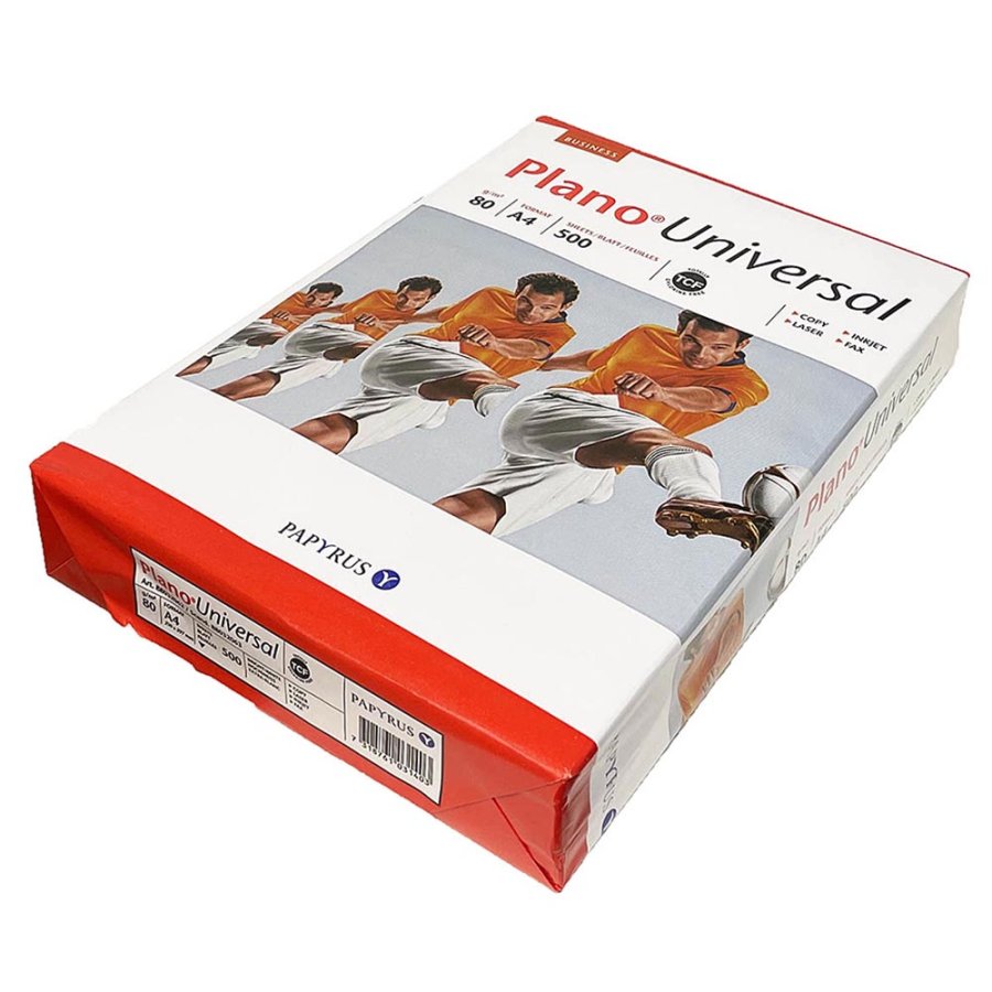 PlanoUniversal Vitt A4 Kopieringspapper - 80g/m� - 2 500 Ark