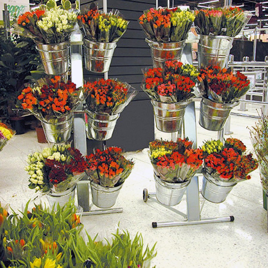 Shoppa Impuls 9 - Med 6 zinkhinkar & A4 skylth&aring;llare