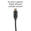 Kabel f&ouml;r nyare iPhones (fr&aring;n 5 ) / iPad (fr&aring;n 4) / iPad Air #2