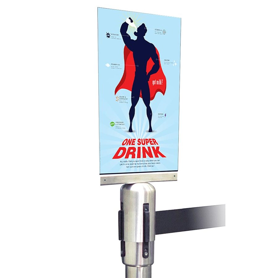 Akrylficka f&ouml;r Crowd forts. A4 Vertikal