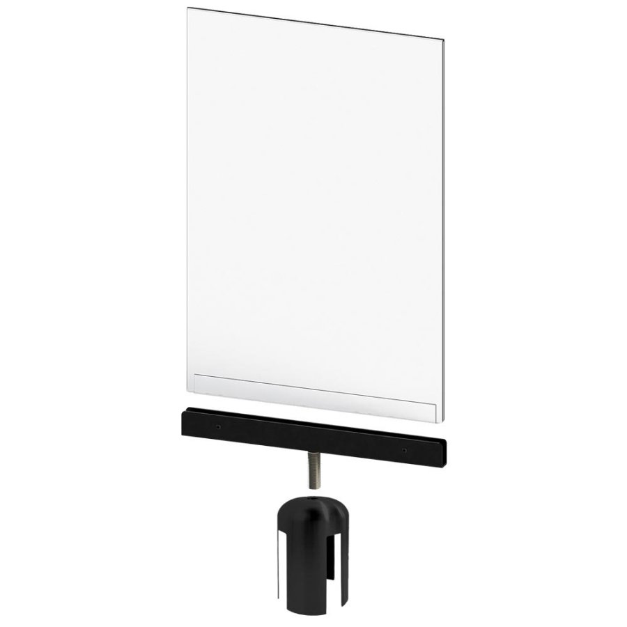 H&aring;llare f&ouml;r akrylficka, Crowd forts. - Svart