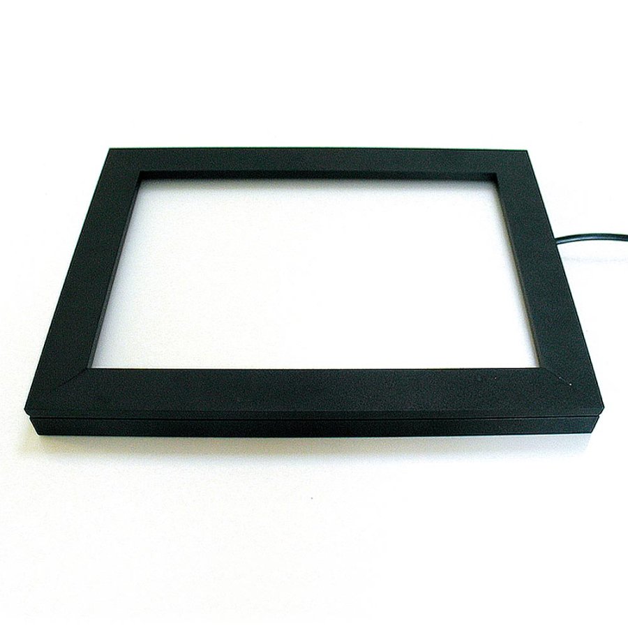 Crown LED Out box - Enkelsidig - Svart - A1
