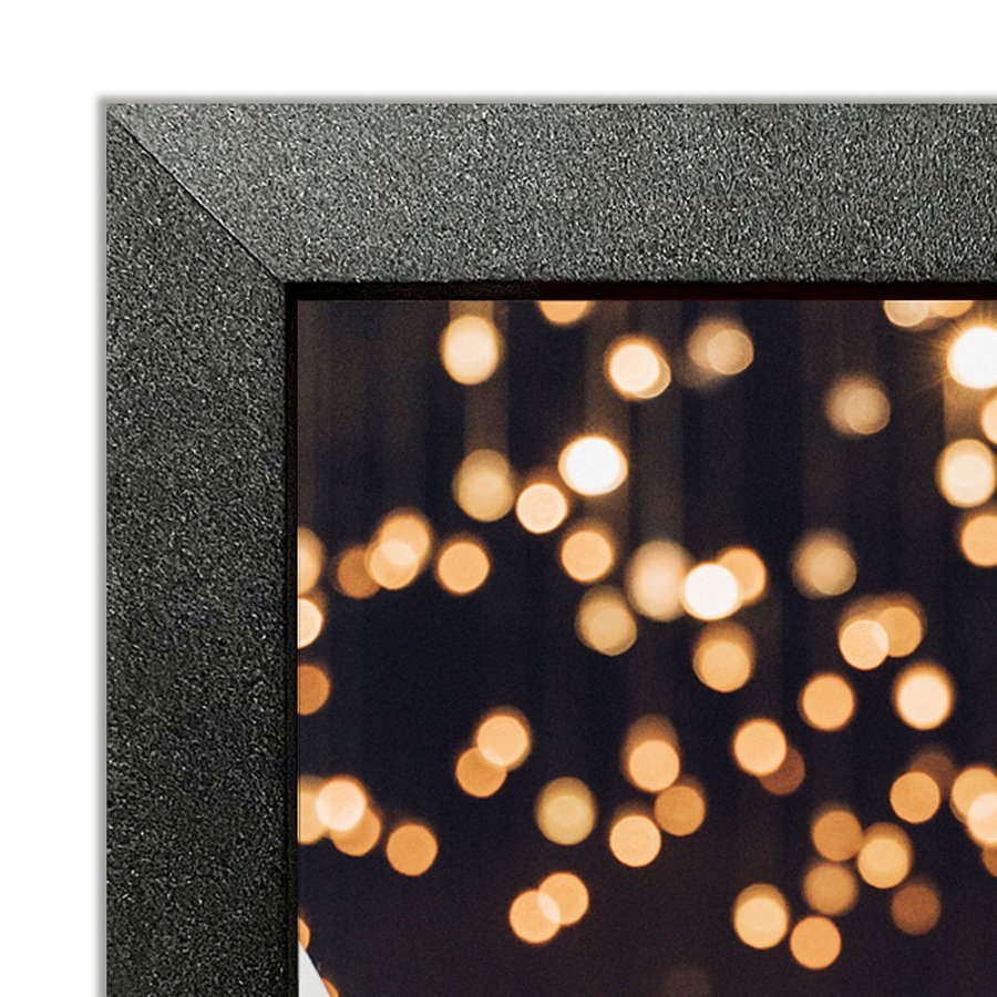 Sn&auml;ppram, Crown, 33mm, aluminium, platt profil, Svart, A3 - 29,7 x 42 cm