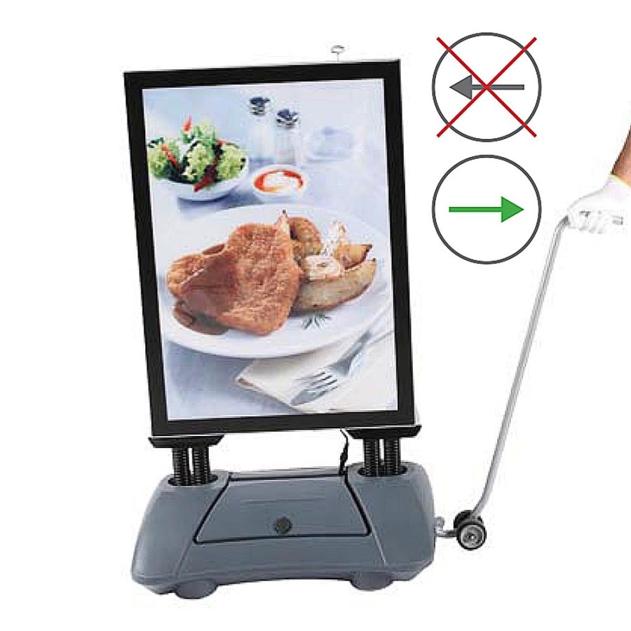 Transportverktyg m/hjul f&ouml;r Wind-Sign Waterbase Budget / LED