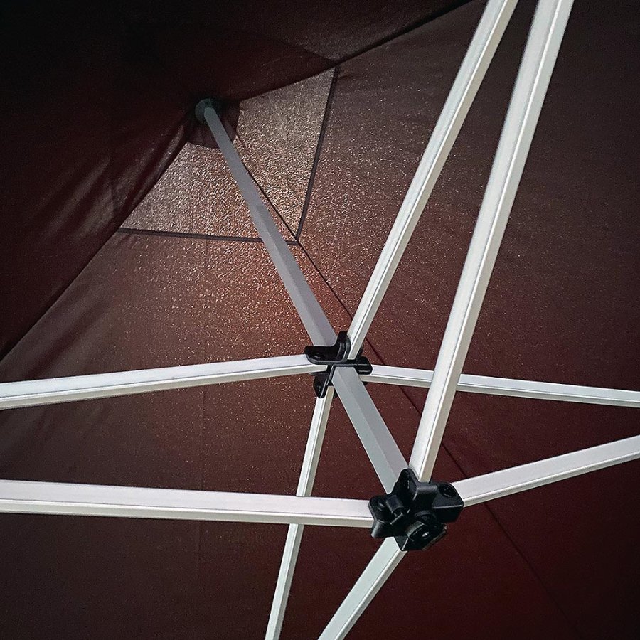 Sider till Eventt&auml;lt Lux 3 x 3 m, sort