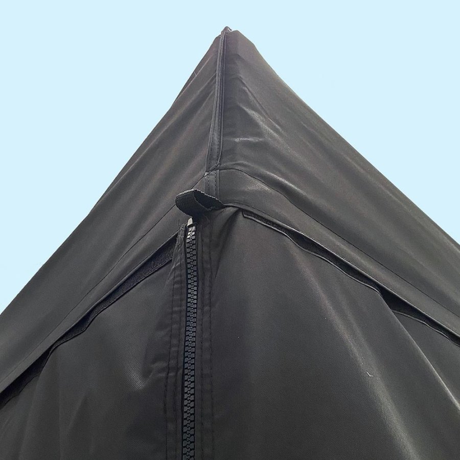 Sida, Event Tent Lux, Svart, utan tryck, 400 x 400 cm