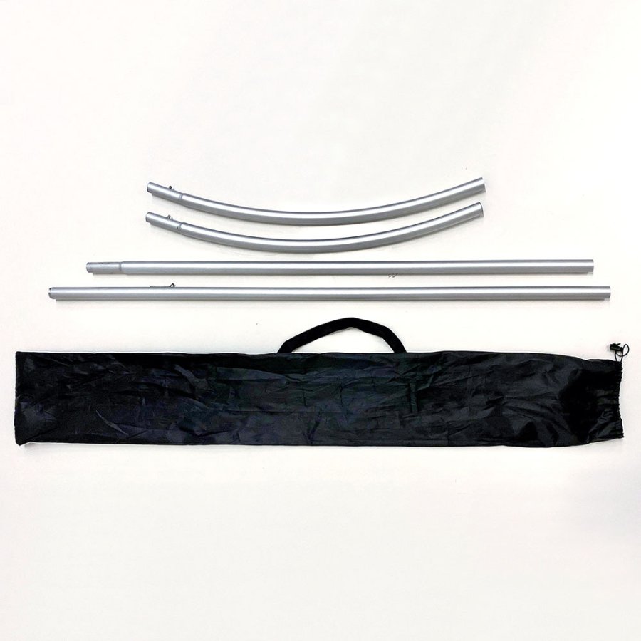 Beachflagga, utomhusb&aring;gflagga, aluminiumst&aring;ng, stor (utan fot och flagga)