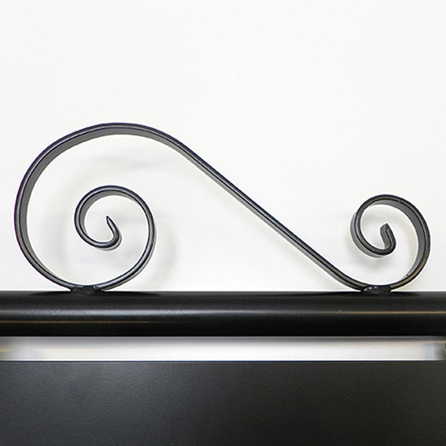 Smidesskylt f&ouml;r v&auml;gg Antik pulverlackad