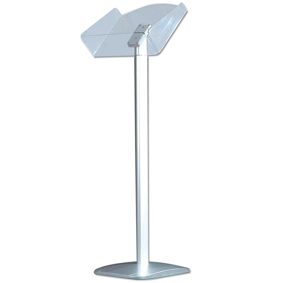 Expo Broschyrstativ horisontellt - A4 - 21x29,7 cm - silver