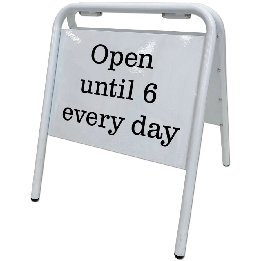 Gatupratare, Expo Sign, A3, Vit tallrik