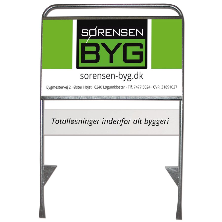 Estate Sign Standard , m&auml;klarskylt utan pl&aring;t och tryck