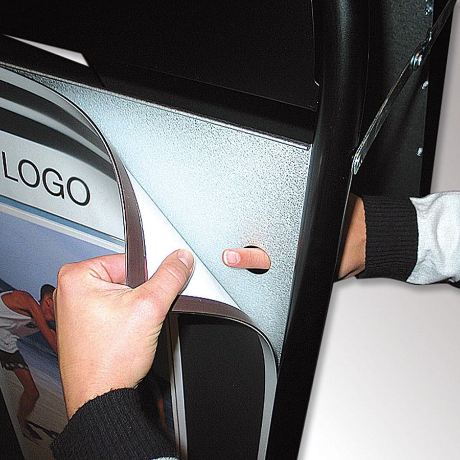 Expo Gotik Lux Gatupratare - 70x100 cm - svart