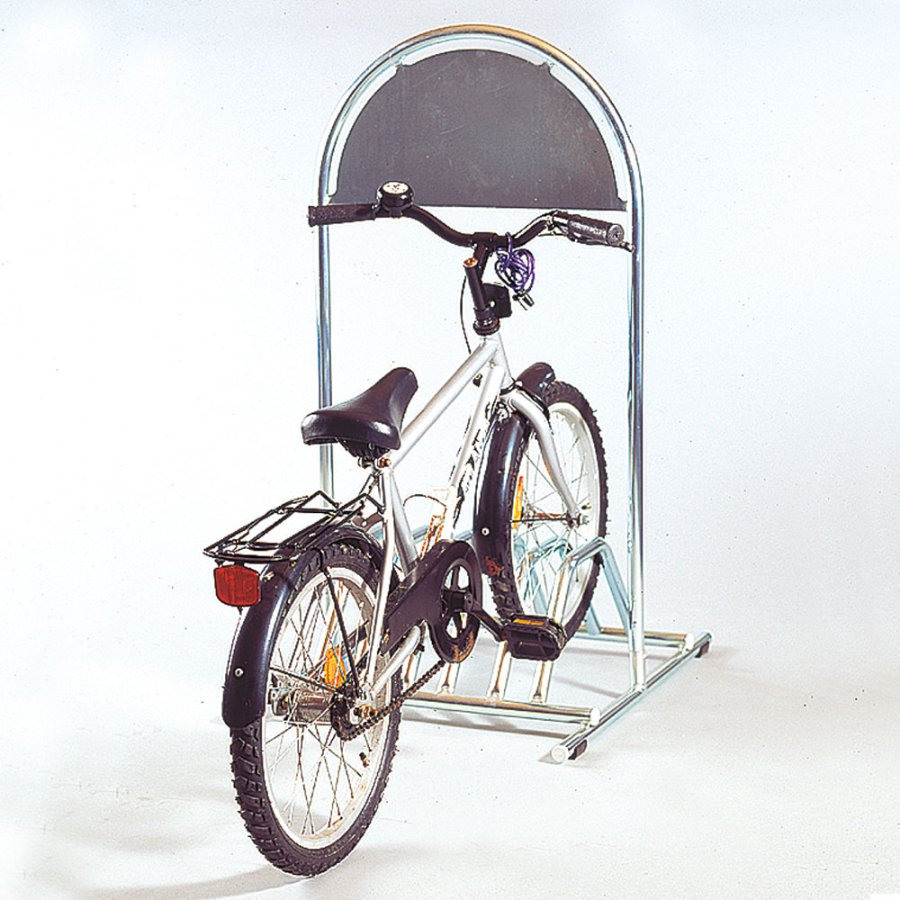 Expo Gotik Gatupratare/Top Sign Gatupratare med cykelst&auml;ll - silver