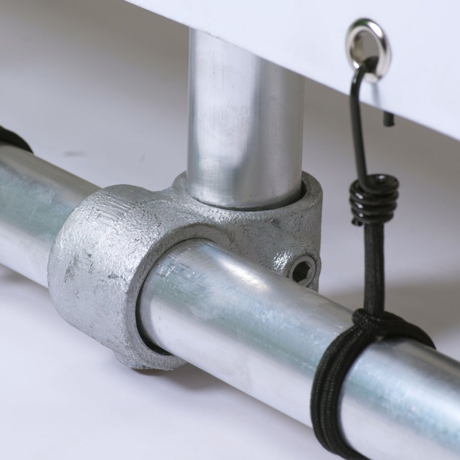 Banner Tube Frist&aring;ende Ram, frist&aring;ende ram av aluminiumr&ouml;r 0,3 mm / &Oslash; 48 mm - 150 x 50 cm